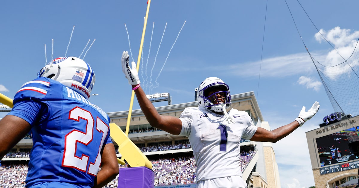 TCU WR Eric McAlister posts career day vs. SMU  --  even after being robbed of two TDs